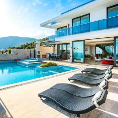 Villa Bluewing Турция, Калкан - отзывы, цены и фото номеров - забронировать отель Villa Bluewing онлайн бассейн