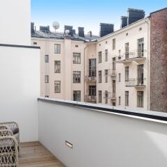 Отель EasyHomes Helsinki Iso-Roobertinkatu 28 Финляндия, Хельсинки - отзывы, цены и фото номеров - забронировать отель EasyHomes Helsinki Iso-Roobertinkatu 28 онлайн балкон