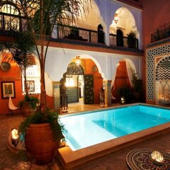 Отель Riad el Farah Kasbah Марокко, Марракеш - отзывы, цены и фото номеров - забронировать отель Riad el Farah Kasbah онлайн бассейн