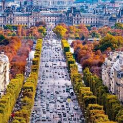 Отель Luxury 2 Bedroom With AC - Louvre & Champs Elysees Париж городской автобус