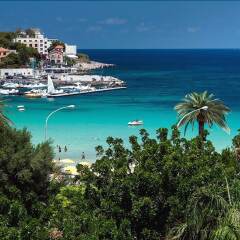 Отель Mondello Palace Hotel Италия, Палермо - отзывы, цены и фото номеров - забронировать отель Mondello Palace Hotel онлайн пляж фото 2