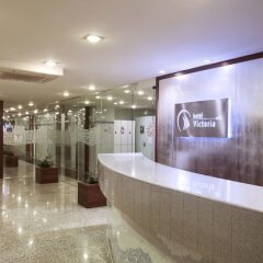 Отель Prestige Victoria Hotel Испания, Курорт Росес - 1 отзыв об отеле, цены и фото номеров - забронировать отель Prestige Victoria Hotel онлайн интерьер отеля фото 2
