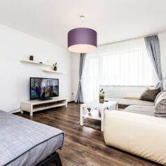 Апартаменты Apartment Humboldt-Gremberg 4km bis Köln Messe Кёльн комната для гостей фото 2