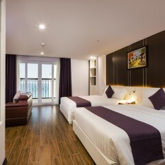 Отель QQ House with balcony and near the beach Вьетнам, Нячанг - отзывы, цены и фото номеров - забронировать отель QQ House with balcony and near the beach онлайн комната для гостей фото 2