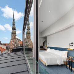Отель Hilton Garden Inn Riga Old Town Латвия, Рига - отзывы, цены и фото номеров - забронировать отель Hilton Garden Inn Riga Old Town онлайн комната для гостей фото 9