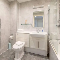 Отель 1 Bedroom Apartment in Northern Quarter Великобритания, Манчестер - отзывы, цены и фото номеров - забронировать отель 1 Bedroom Apartment in Northern Quarter онлайн ванная фото 2