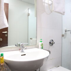Отель FabHotel Aksh Palace Golf Course Road ванная