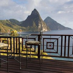 Caille Blanc Villa & Hotel - Adults Only in Marisule, St. Lucia from 1080$, photos, reviews - zenhotels.com balcony