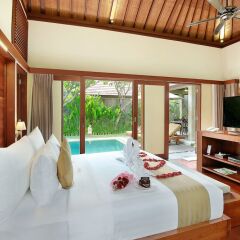 Отель Nyuh Bali Luxury Villas - CHSE Certified Индонезия, Кута - отзывы, цены и фото номеров - забронировать отель Nyuh Bali Luxury Villas - CHSE Certified онлайн комната для гостей фото 5