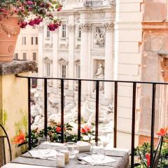 Отель Relais Fontana di Trevi балкон
