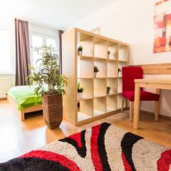 Апартаменты Wilhelm Apartment Wien комната для гостей фото 2