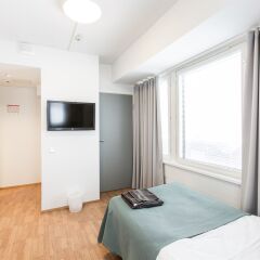 Отель Forenom Aparthotel Helsinki Herttoniemi Финляндия, Хельсинки - 4 отзыва об отеле, цены и фото номеров - забронировать отель Forenom Aparthotel Helsinki Herttoniemi онлайн комната для гостей фото 3