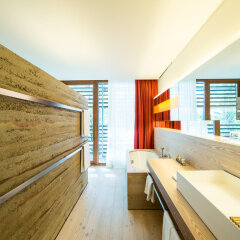 Отель Vigilius Mountain Resort Лана ванная фото 2