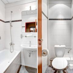 Отель Three Crowns Hotel Чехия, Прага - 6 отзывов об отеле, цены и фото номеров - забронировать отель Three Crowns Hotel онлайн ванная