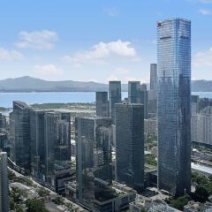 Отель Shenzhen Marriott Hotel Nanshan Китай, Шэньчжэнь - отзывы, цены и фото номеров - забронировать отель Shenzhen Marriott Hotel Nanshan онлайн балкон