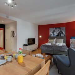 Отель Sweet Inn Apartments Sablons Бельгия, Брюссель - отзывы, цены и фото номеров - забронировать отель Sweet Inn Apartments Sablons онлайн комната для гостей фото 5