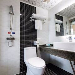 Отель Junyi Hotel Китай, Сиань - отзывы, цены и фото номеров - забронировать отель Junyi Hotel онлайн ванная фото 2