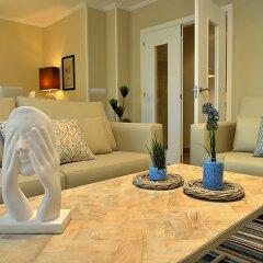 Отель Apartamento Bajo en Isla de la Toja комната для гостей
