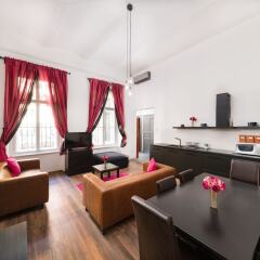 Отель Karma Boutique Apartments Венгрия, Будапешт - отзывы, цены и фото номеров - забронировать отель Karma Boutique Apartments онлайн комната для гостей фото 8