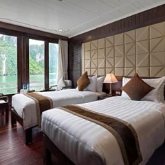 Отель Pelican Halong Cruise Вьетнам, Халонг - отзывы, цены и фото номеров - забронировать отель Pelican Halong Cruise онлайн комната для гостей фото 2