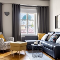 Гостиница Little Italy Apartment 140m2 в Санкт-Петербурге отзывы, цены и фото номеров - забронировать гостиницу Little Italy Apartment 140m2 онлайн Санкт-Петербург комната для гостей фото 3