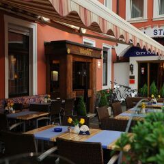 Отель City Partner Hotel Strauss Германия, Вюрцбург - отзывы, цены и фото номеров - забронировать отель City Partner Hotel Strauss онлайн питание фото 3