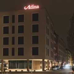 Отель Adina Apartment Hotel Nuremberg Германия, Нюрнберг - отзывы, цены и фото номеров - забронировать отель Adina Apartment Hotel Nuremberg онлайн вид на фасад