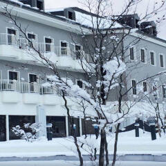 Отель Nari Aizu Lodge Айдзувакамацу вид на фасад