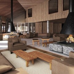 Valle Corralco Hotel & Spa интерьер отеля