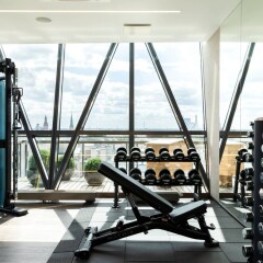Отель AC Hotel by Marriott Riga Латвия, Рига - 5 отзывов об отеле, цены и фото номеров - забронировать отель AC Hotel by Marriott Riga онлайн фитнесс-зал фото 2