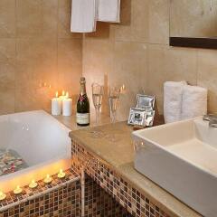 Отель Royal Heights Resort Villas & Spa Греция, Малия - отзывы, цены и фото номеров - забронировать отель Royal Heights Resort Villas & Spa онлайн ванная