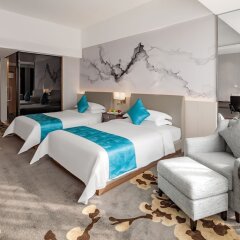 Отель Shenzhen Huaqiang Plaza Hotel Китай, Шэньчжэнь - 1 отзыв об отеле, цены и фото номеров - забронировать отель Shenzhen Huaqiang Plaza Hotel онлайн комната для гостей фото 5