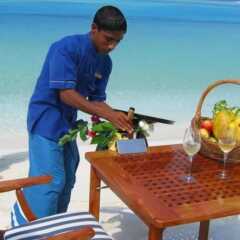 Отель Beachwood at Maafushi Island Maldives пляж фото 2