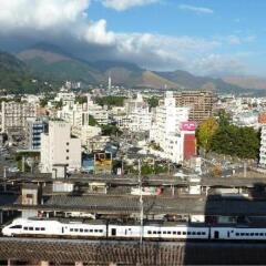 Hotel Seawave Beppu Беппу балкон