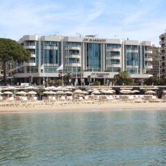 Отель JW Marriott Cannes Франция, Канны - 2 отзыва об отеле, цены и фото номеров - забронировать отель JW Marriott Cannes онлайн пляж