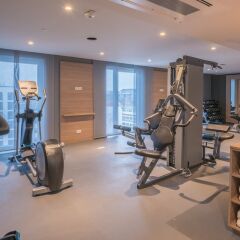 Отель Holiday Inn Hamburg Berliner Tor фитнесс-зал фото 2