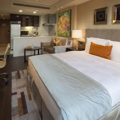 Апартаменты Lee Garden Service Apartment Wangfujing комната для гостей