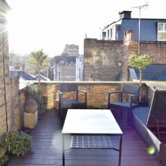 Отель Elegant Luxury Kensington Flat With Terrace балкон