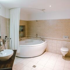 Hanza Hotel in Riga, Latvia from 54$, photos, reviews - zenhotels.com bathroom