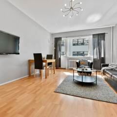 Апартаменты Forenom Serviced Apartments Oslo Rosenborg комната для гостей фото 5
