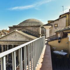 Отель Pantheon View from Terrace Apartment Италия, Рим - отзывы, цены и фото номеров - забронировать отель Pantheon View from Terrace Apartment онлайн балкон