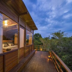 Отель Leopard Nest Luxury Campsite балкон