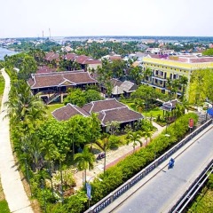 Отель Pho Hoi Riverside Resort Хойан бассейн фото 2