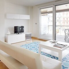 Отель Hondarribi 141B Apartment by FeelFree Rentals Испания, Фуэнтеррабиа - отзывы, цены и фото номеров - забронировать отель Hondarribi 141B Apartment by FeelFree Rentals онлайн комната для гостей фото 4