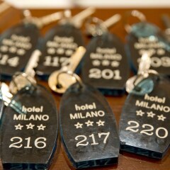 Hotel Milano Гаттео-а-Маре фитнесс-зал