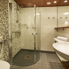 Отель Scandic Imatran Valtionhotelli Финляндия, Иматра - - забронировать отель Scandic Imatran Valtionhotelli, цены и фото номеров ванная фото 2