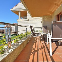 Отель Piso en Isla de la Toja Испания, Эль-Грове - отзывы, цены и фото номеров - забронировать отель Piso en Isla de la Toja онлайн балкон
