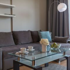 Отель M&R Apartament Mokka Konstruktorska Польша, Варшава - отзывы, цены и фото номеров - забронировать отель M&R Apartament Mokka Konstruktorska онлайн комната для гостей
