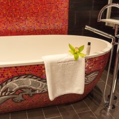 Отель Buddha-Bar Hotel Prague Чехия, Прага - 13 отзывов об отеле, цены и фото номеров - забронировать отель Buddha-Bar Hotel Prague онлайн ванная