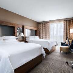 Отель Sheraton Toronto Airport Hotel & Conference Centre Канада, Торонто - отзывы, цены и фото номеров - забронировать отель Sheraton Toronto Airport Hotel & Conference Centre онлайн комната для гостей фото 2